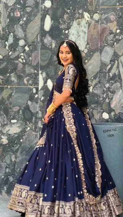 Festival Wear Fox Georgette Embroidered Lehenga Choli Set